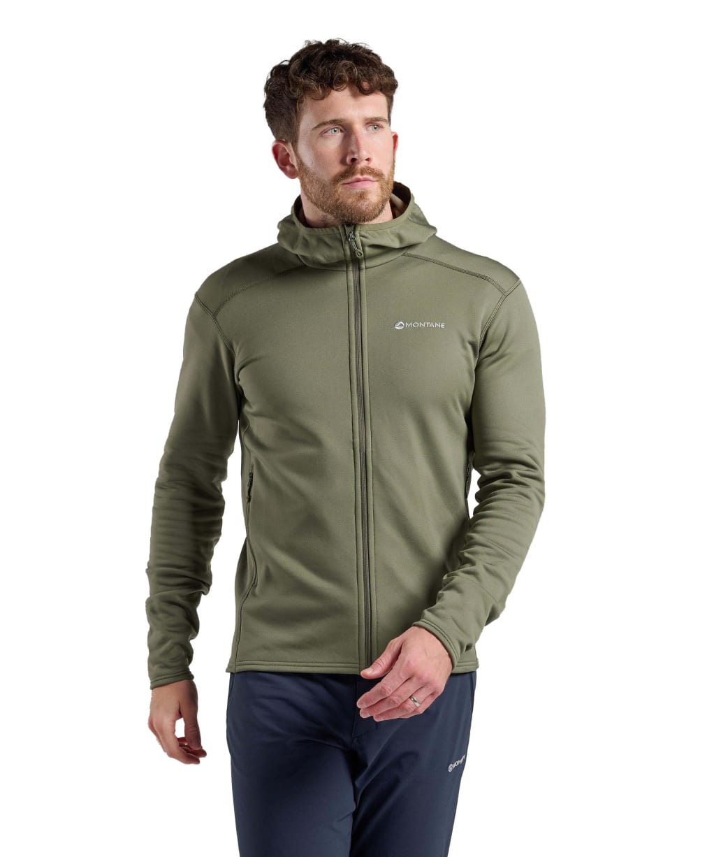 Men's Montane Fury Lite Hooded Fleece Jacket - Caper