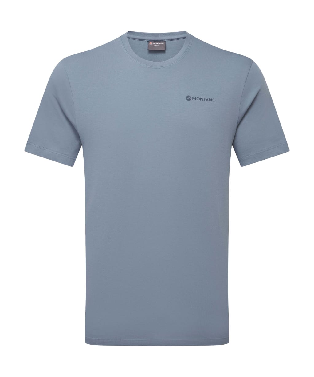 Men's Montane Impact Compass T-Shirt - Stone Blue