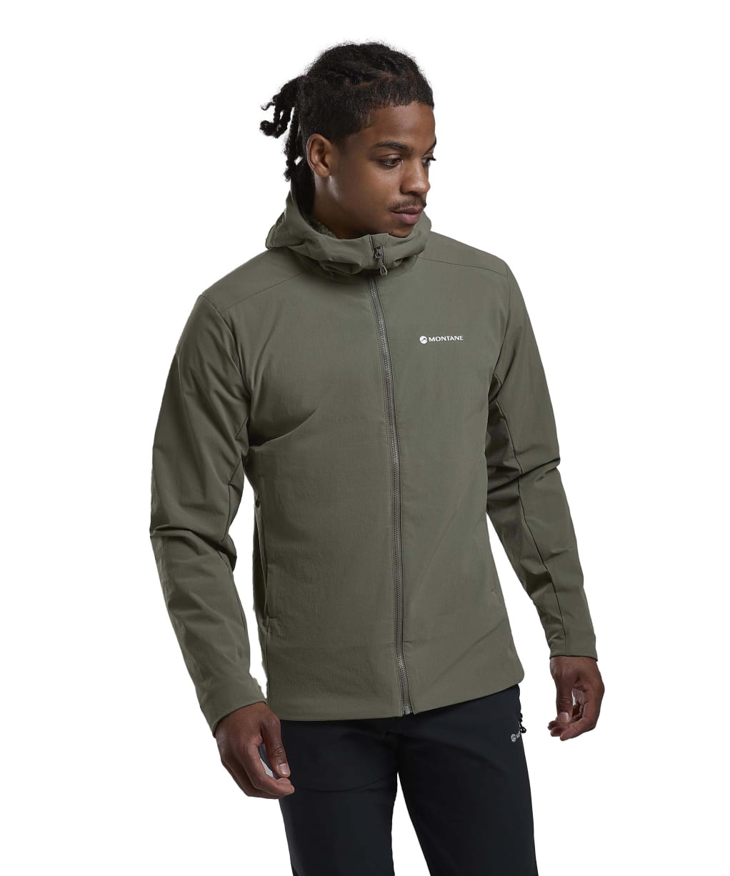 Men's Montane Khamsin Hooded Softshell Jacket - Caper