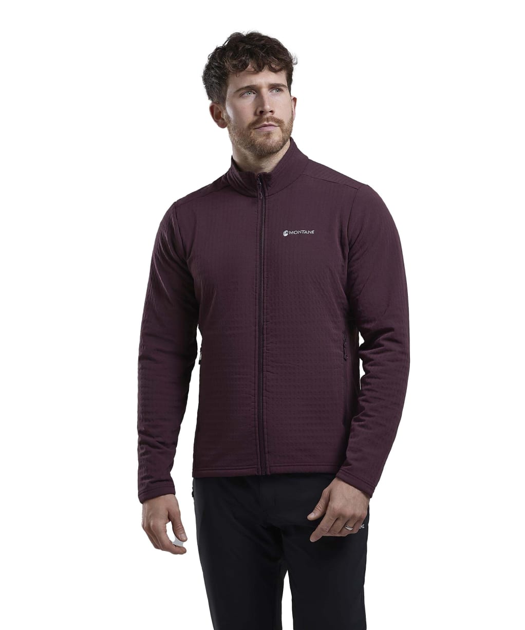 Men's Montane Protium XT Fleece Jacket - Dark Garnet