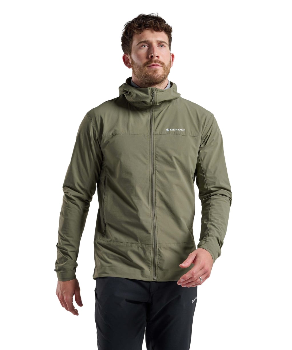 Men's Montane Tenacity Nano Hooded Softshell Jacket - Caper