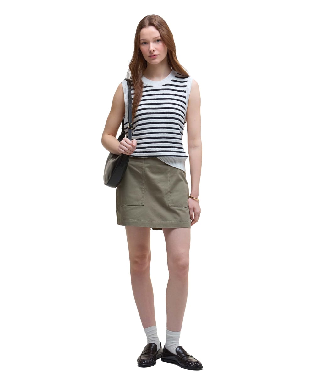 Cary Mini Skir                                - Dusky Green