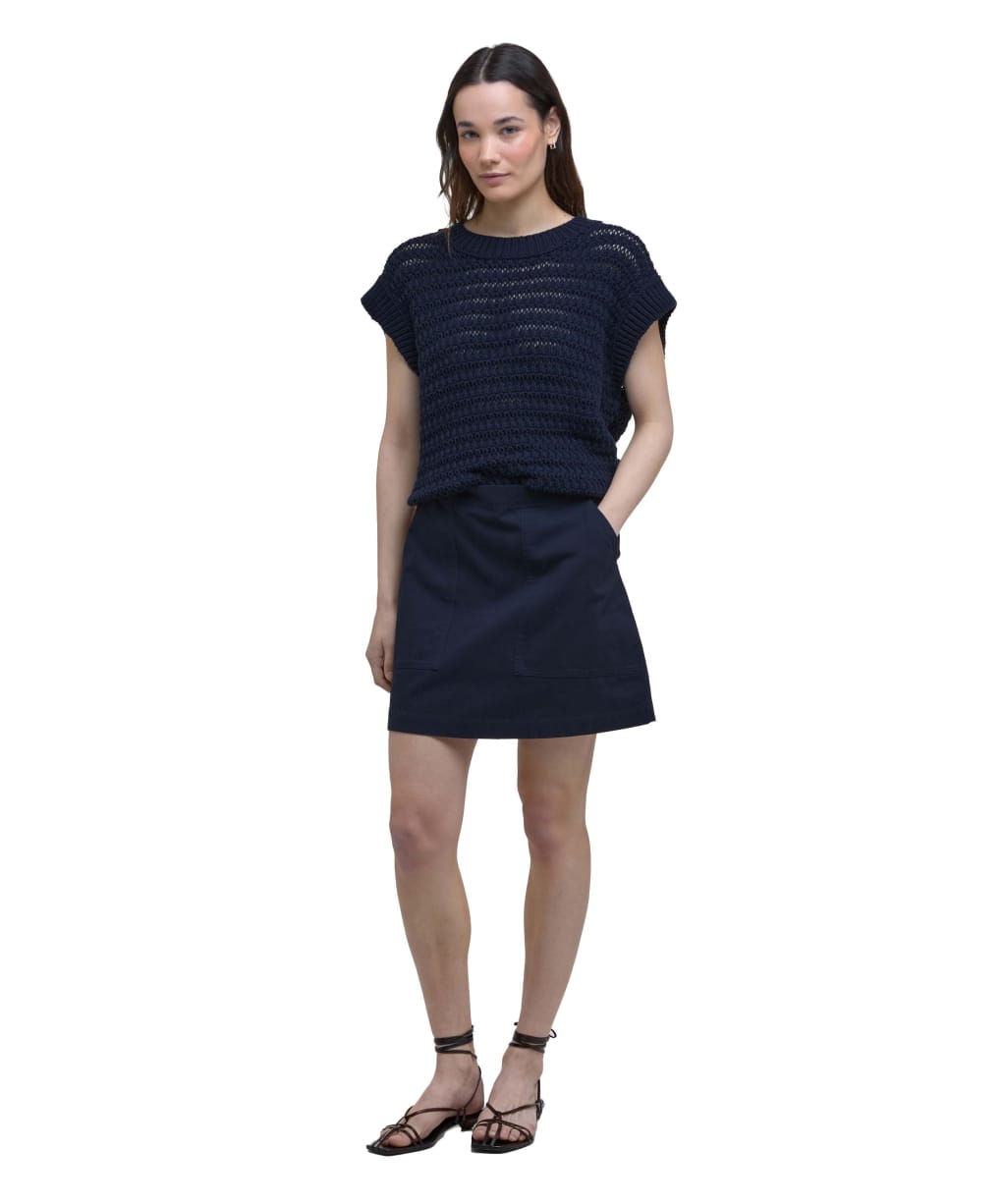 Cary Mini Skir                                - Navy