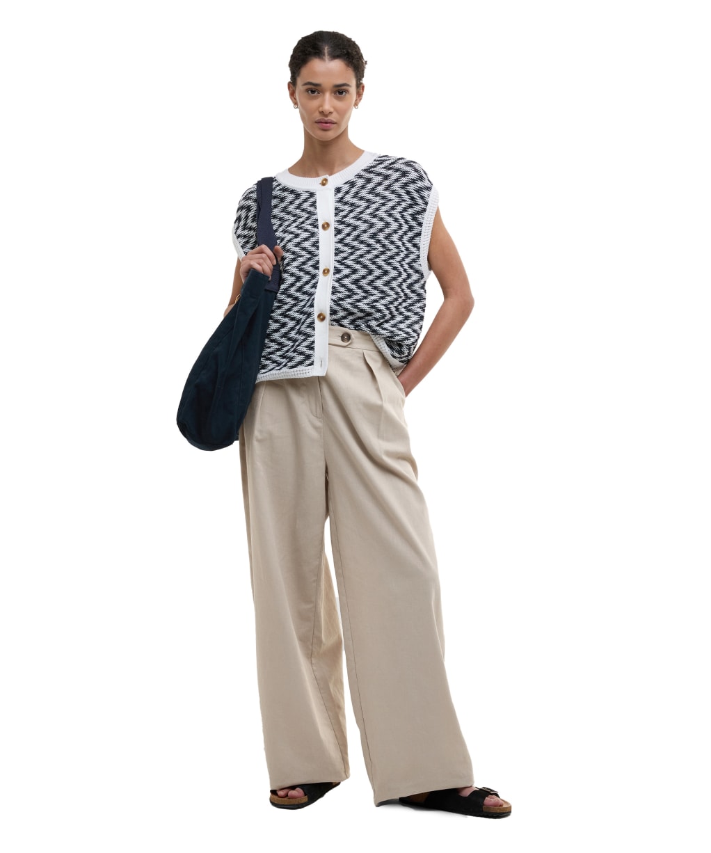 Women's Barbour Lucy Trousers - Light Sand
