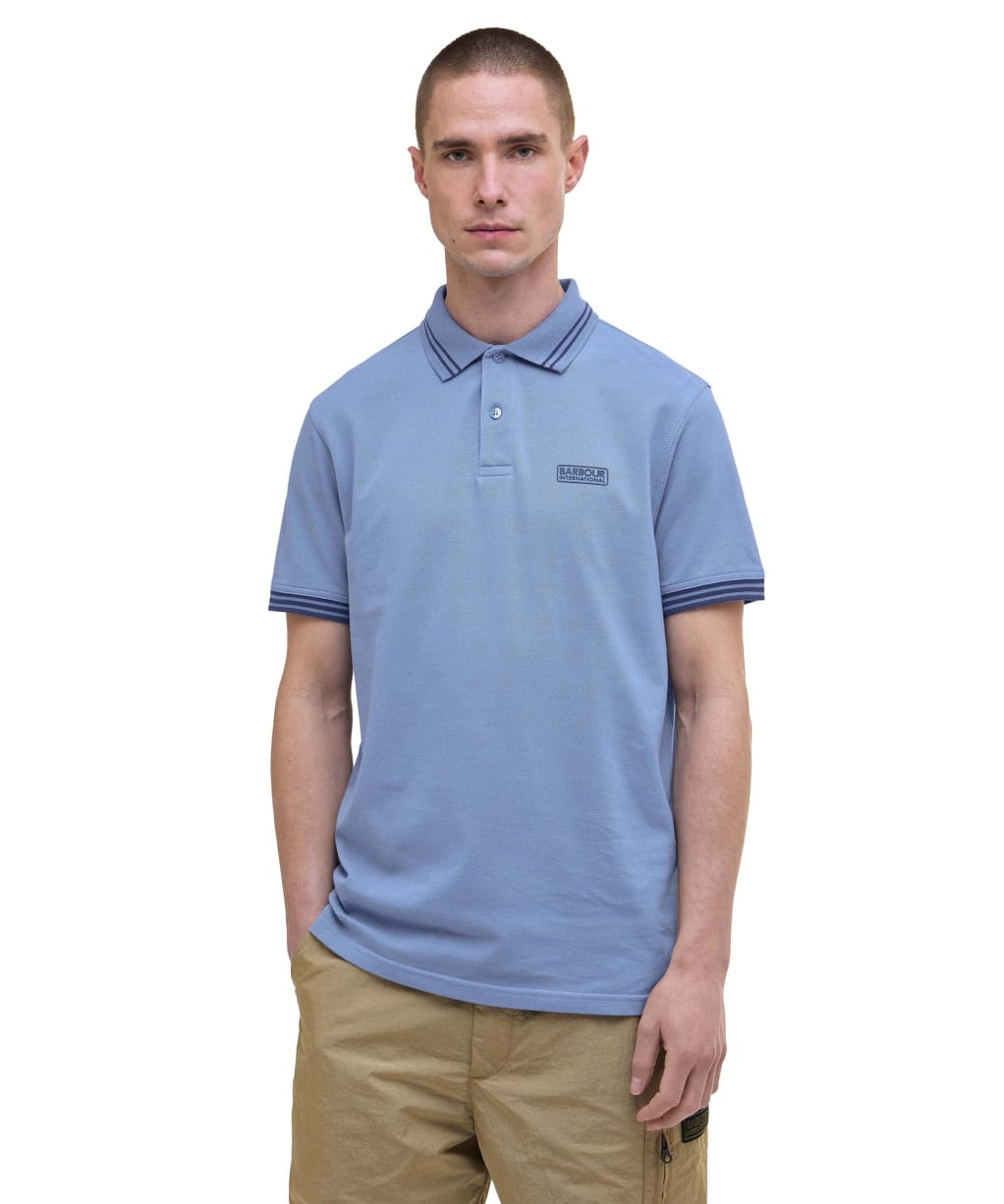 Calibrated Polo                               - MANOR BLUE