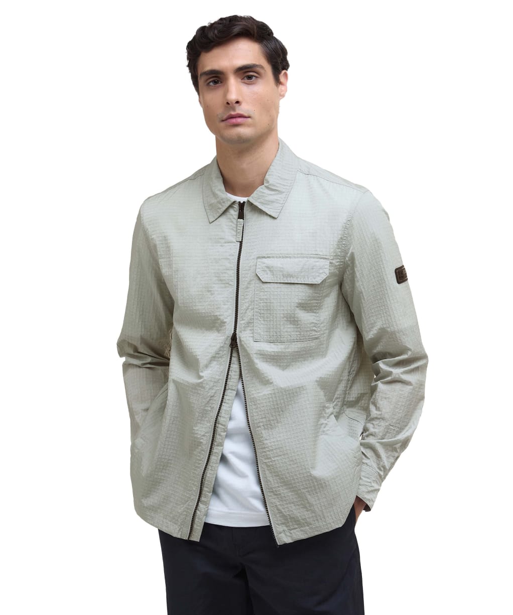 Rosso Overshirt                               - Mineral Grey