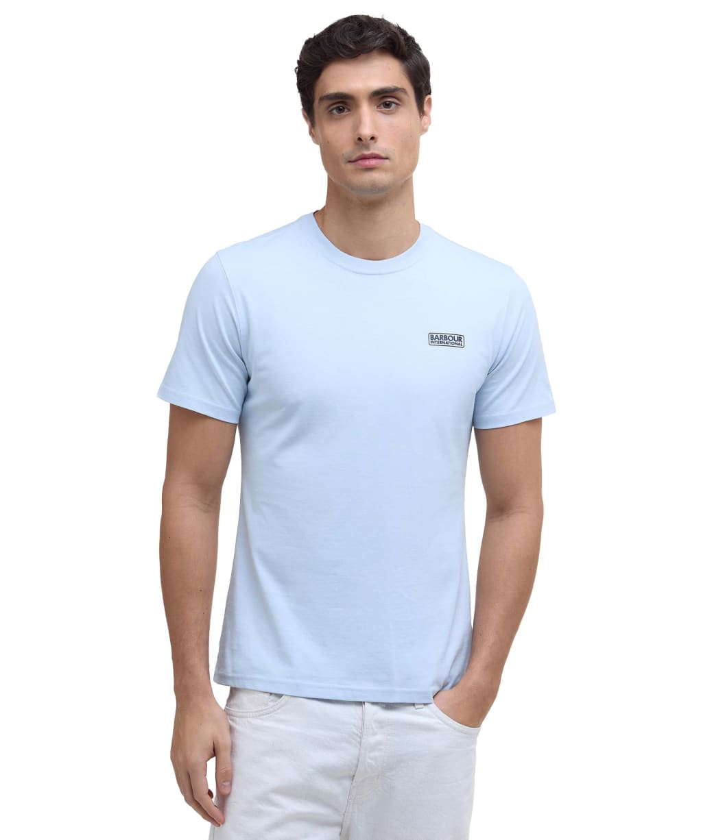 Men's Barbour International Small Logo Tee - Heritage Blue