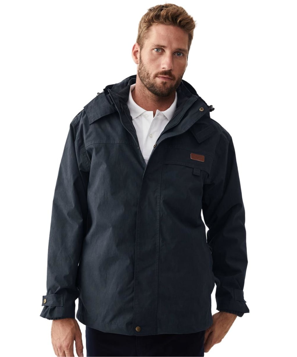 Men’s R.M. Williams Rockley Waterproof Jacket - Navy / Ironbark
