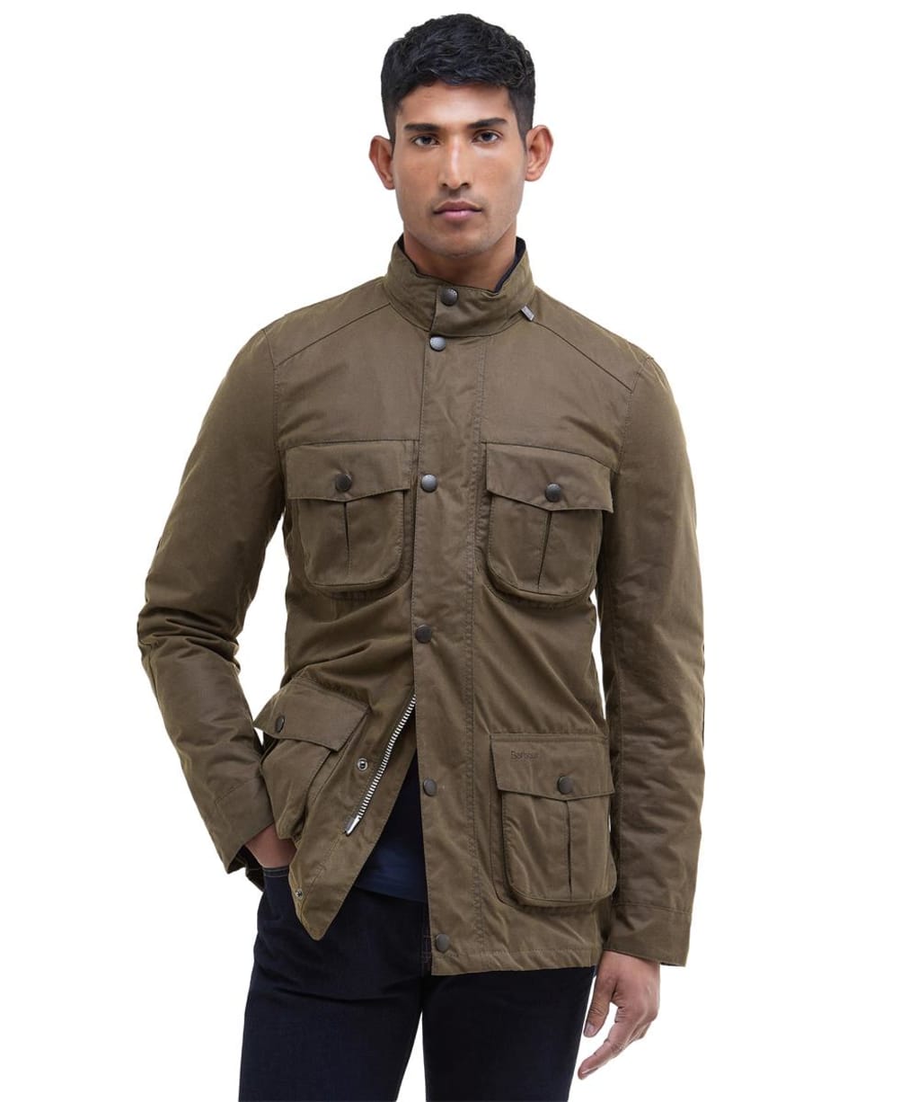 Men's Barbour Corbridge Waxed Jacket - Beech / Classic