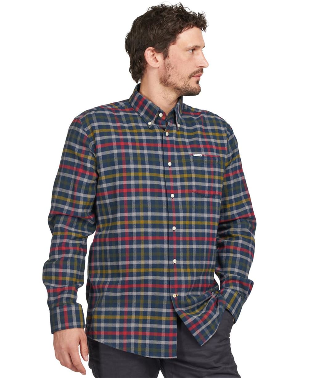 Men’s Barbour Hadlo Regular Fit Shirt - Navy