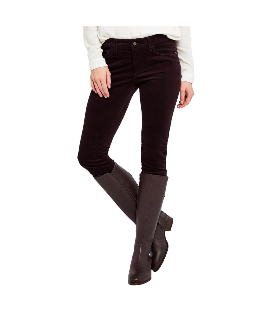 Women's Dubarry Honeysuckle Cord Slim Fit Jeans - Ruby