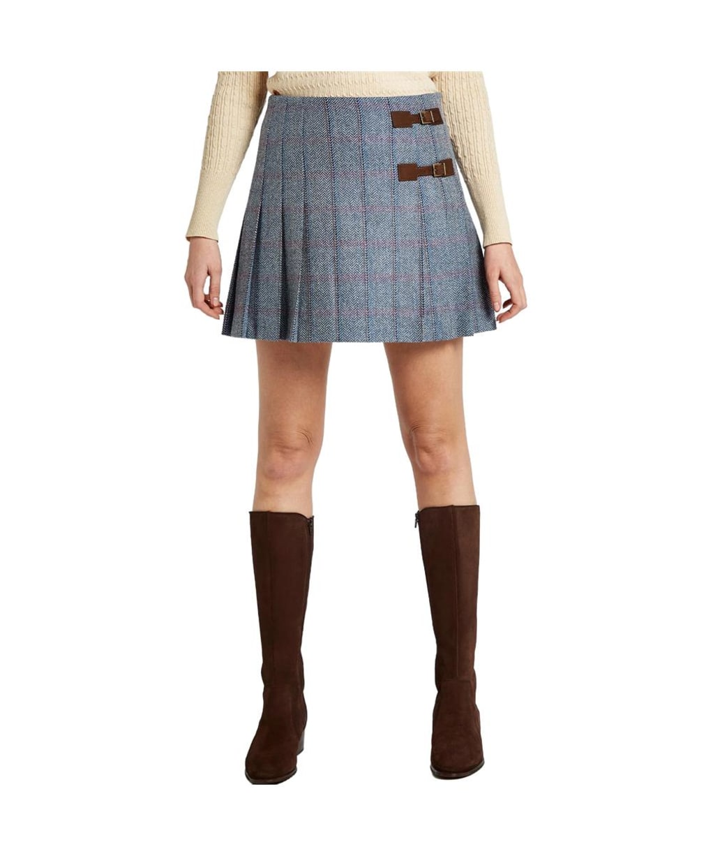 Women's Dubarry Teflon Wool Blossom Skirt - Denim Haze