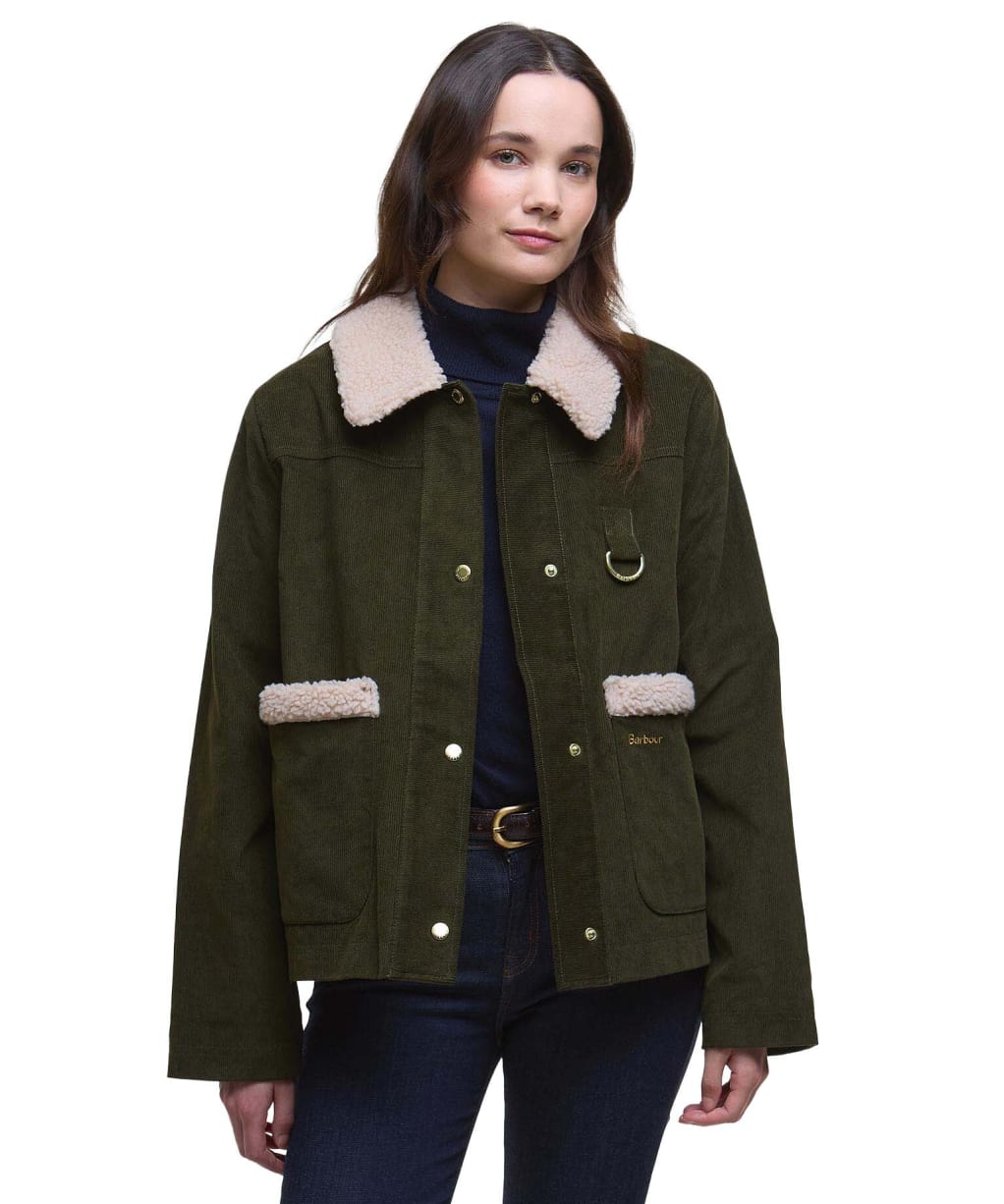 Women's Barbour Tabitha Casual Jacket - Olive