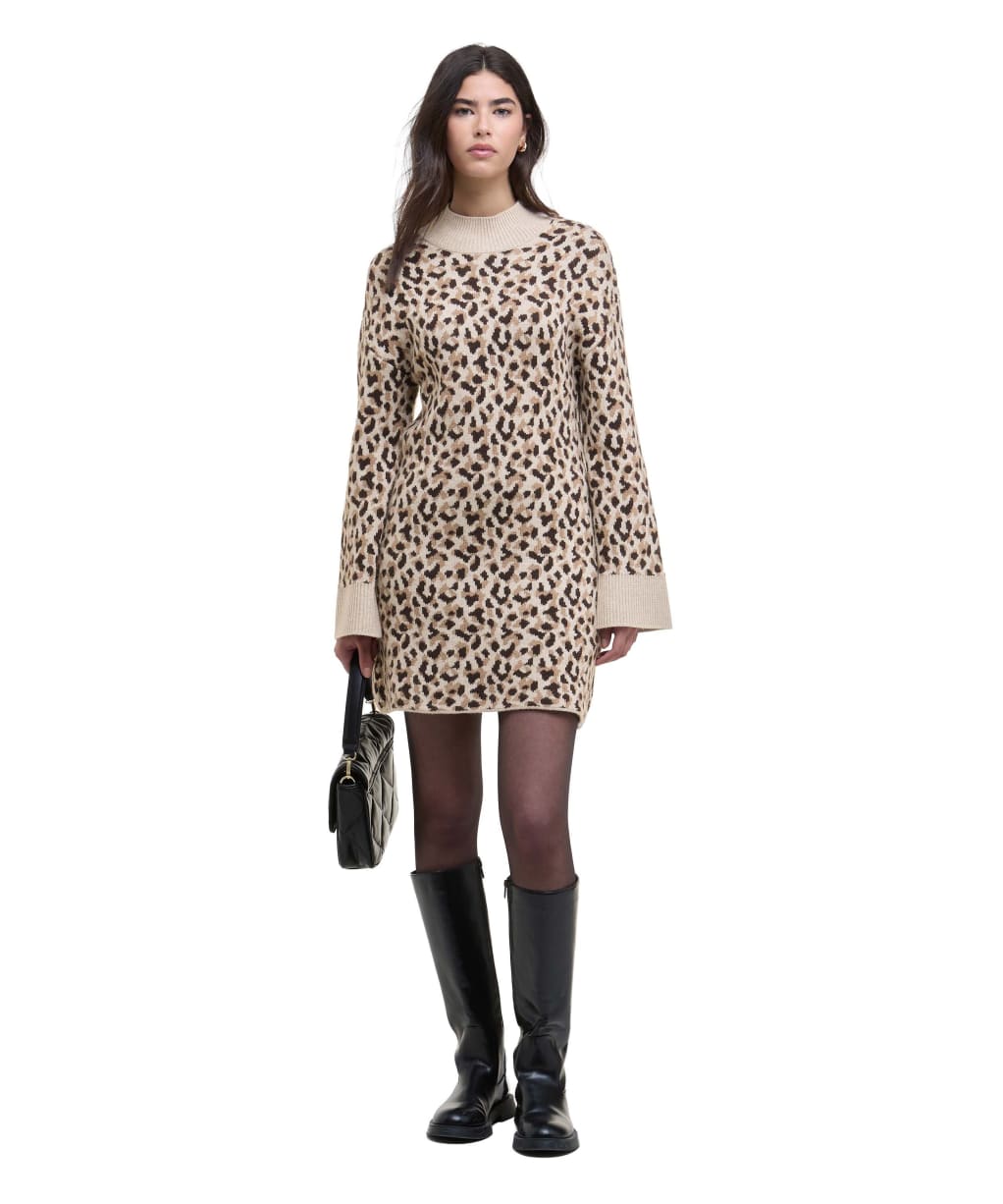 Women's Barbour International Juliana Knitted Mini Dress - Multi