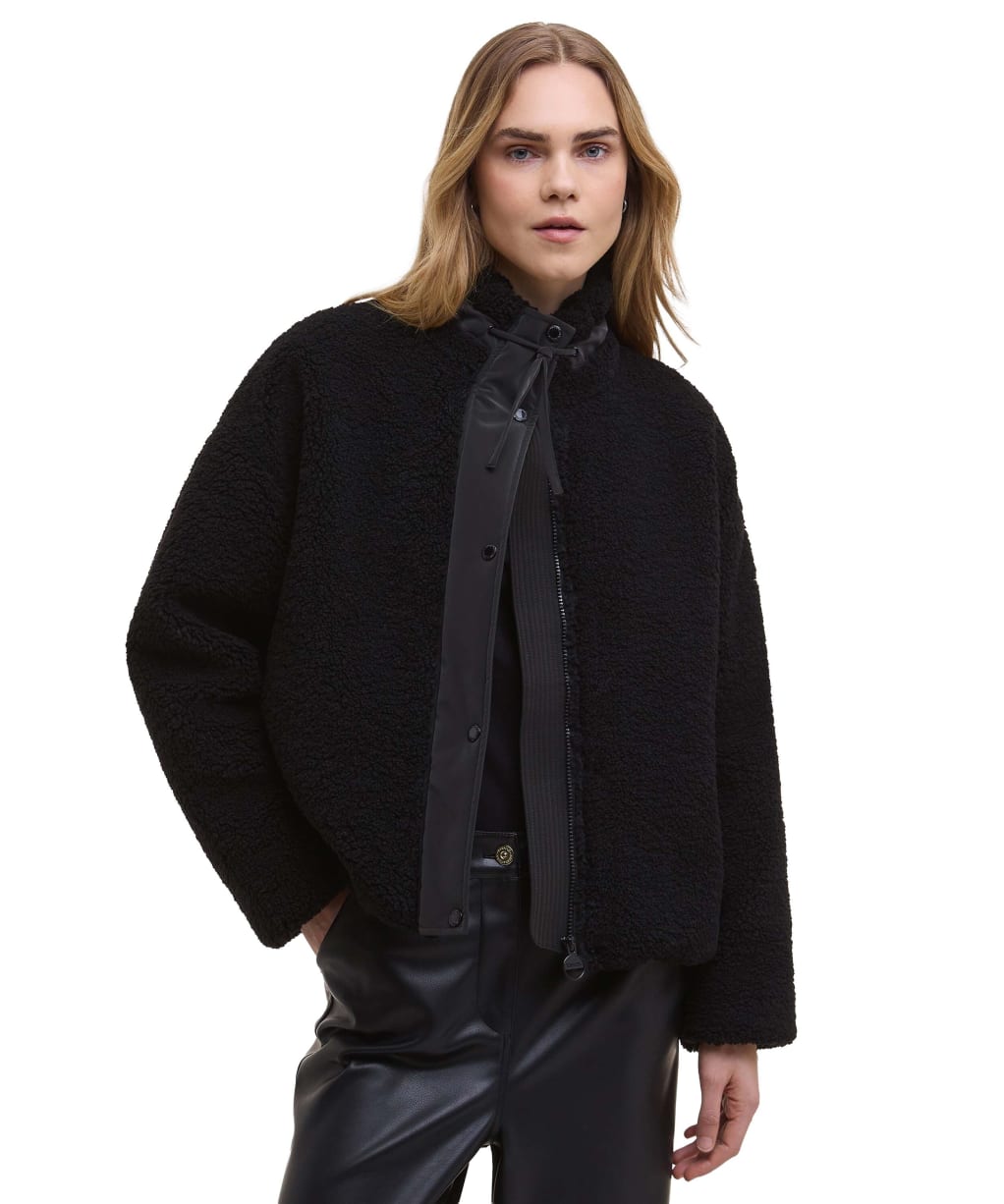 Women's Barbour International Palma Fleece - Black