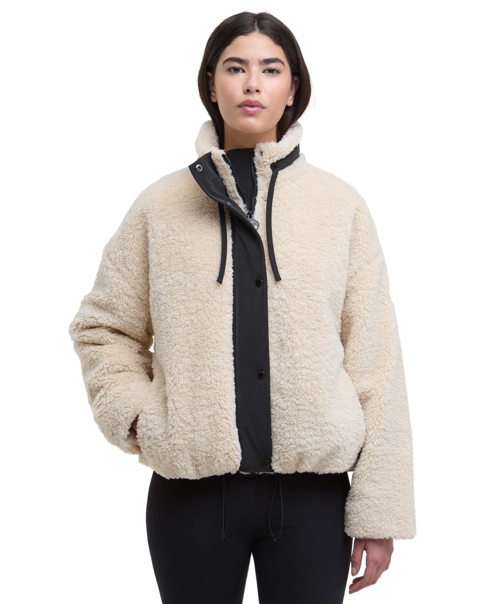 Women's Barbour International Palma Fleece - JASMINE/BLACK