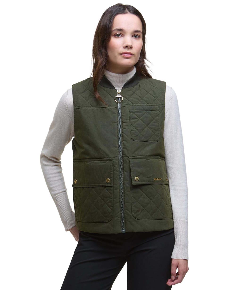 Women's Barbour Theodora Gilet - Olive
