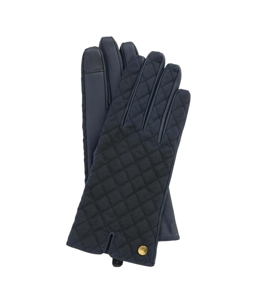 Women's Barbour Scarlet Gloves - Navy