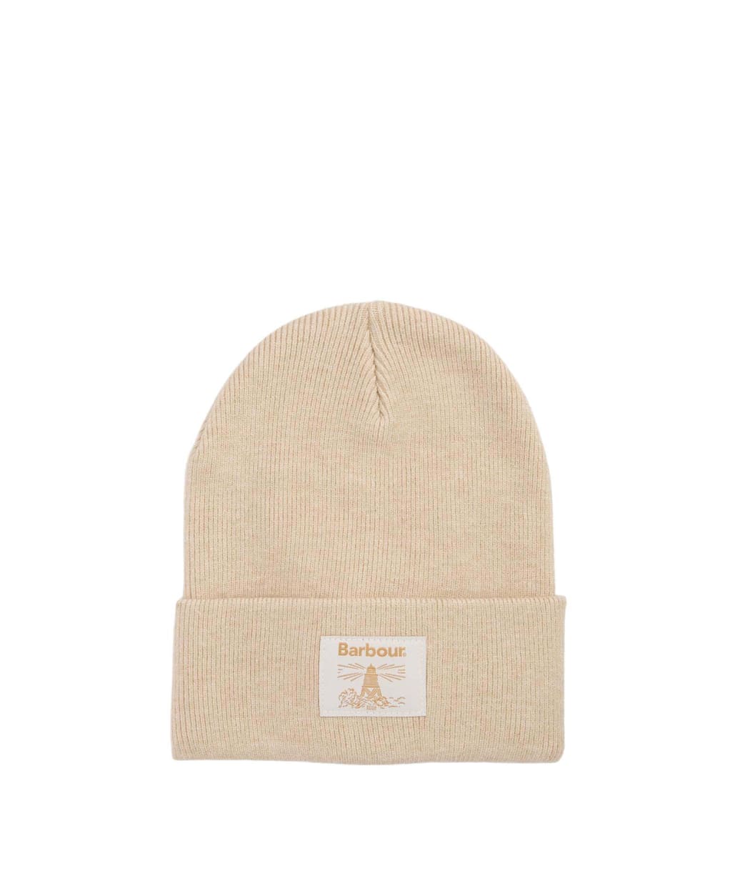 Women's Barbour Ellison Beanie Hat - Oatmeal