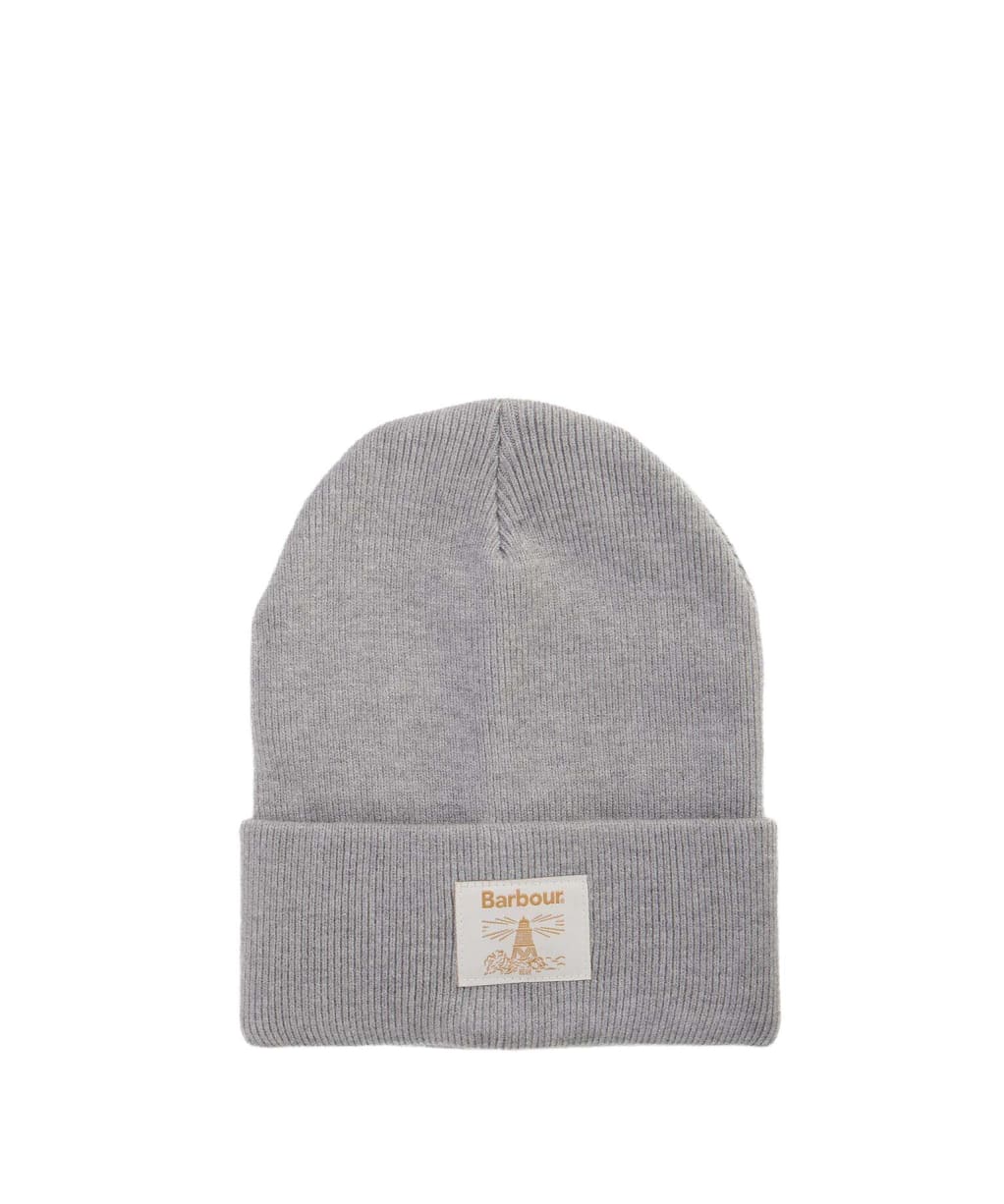 Women's Barbour Ellison Beanie Hat - Light Grey