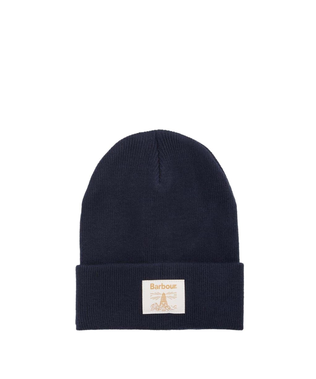 Women's Barbour Ellison Beanie Hat - Navy