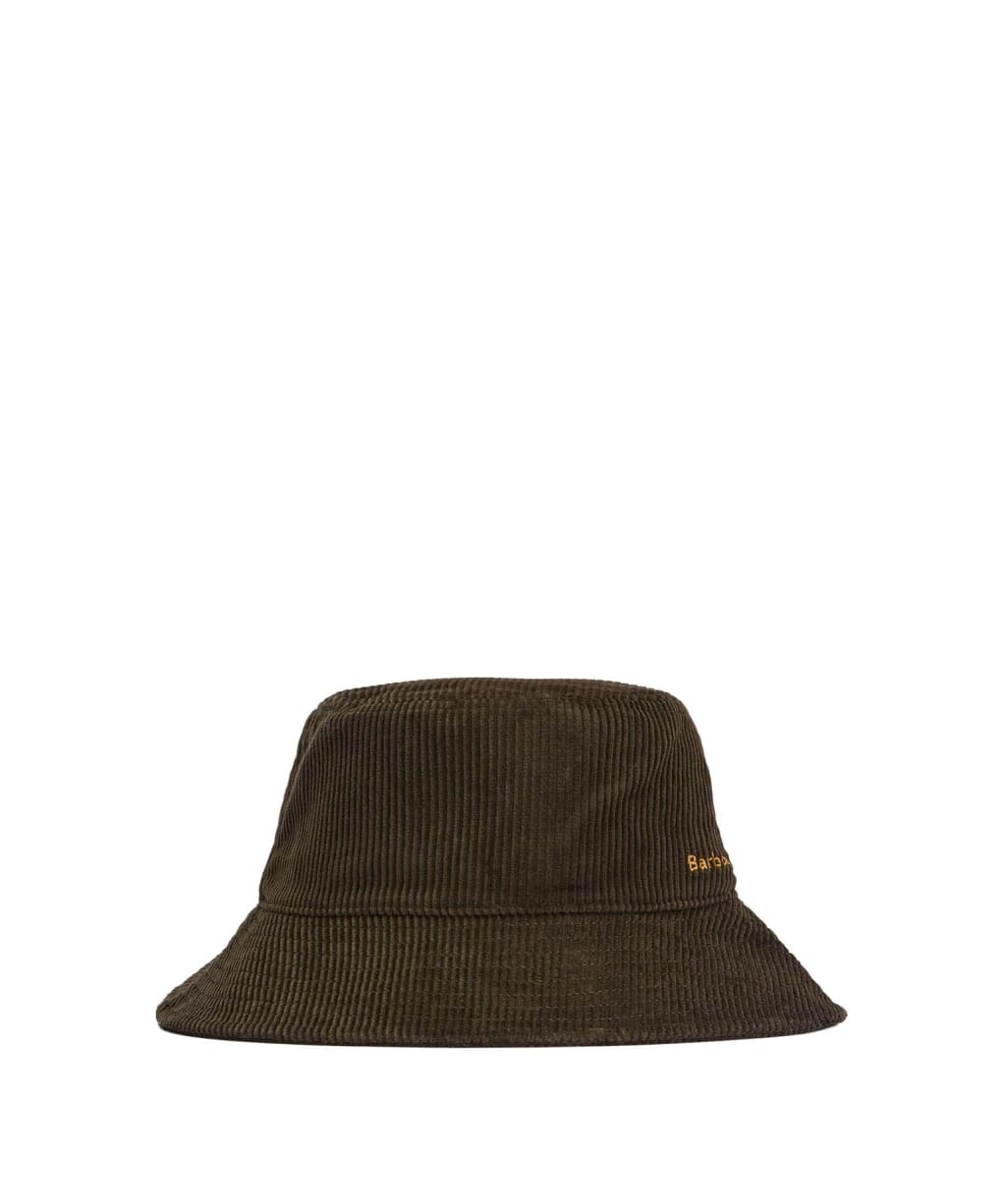 Women's Barbour Ebberston Cord Bucket Hat - Olive