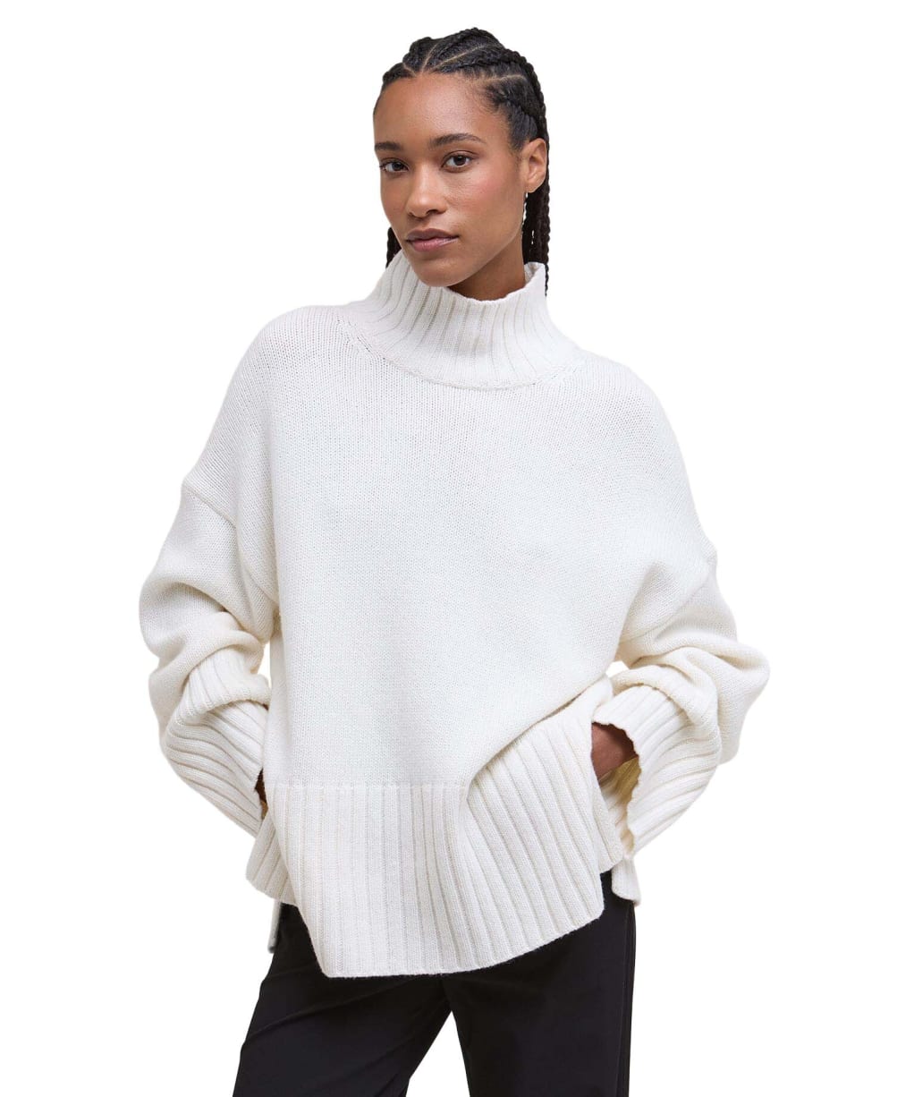 Women's Barbour Serena Knitted Jumper - NEW CLOUD
