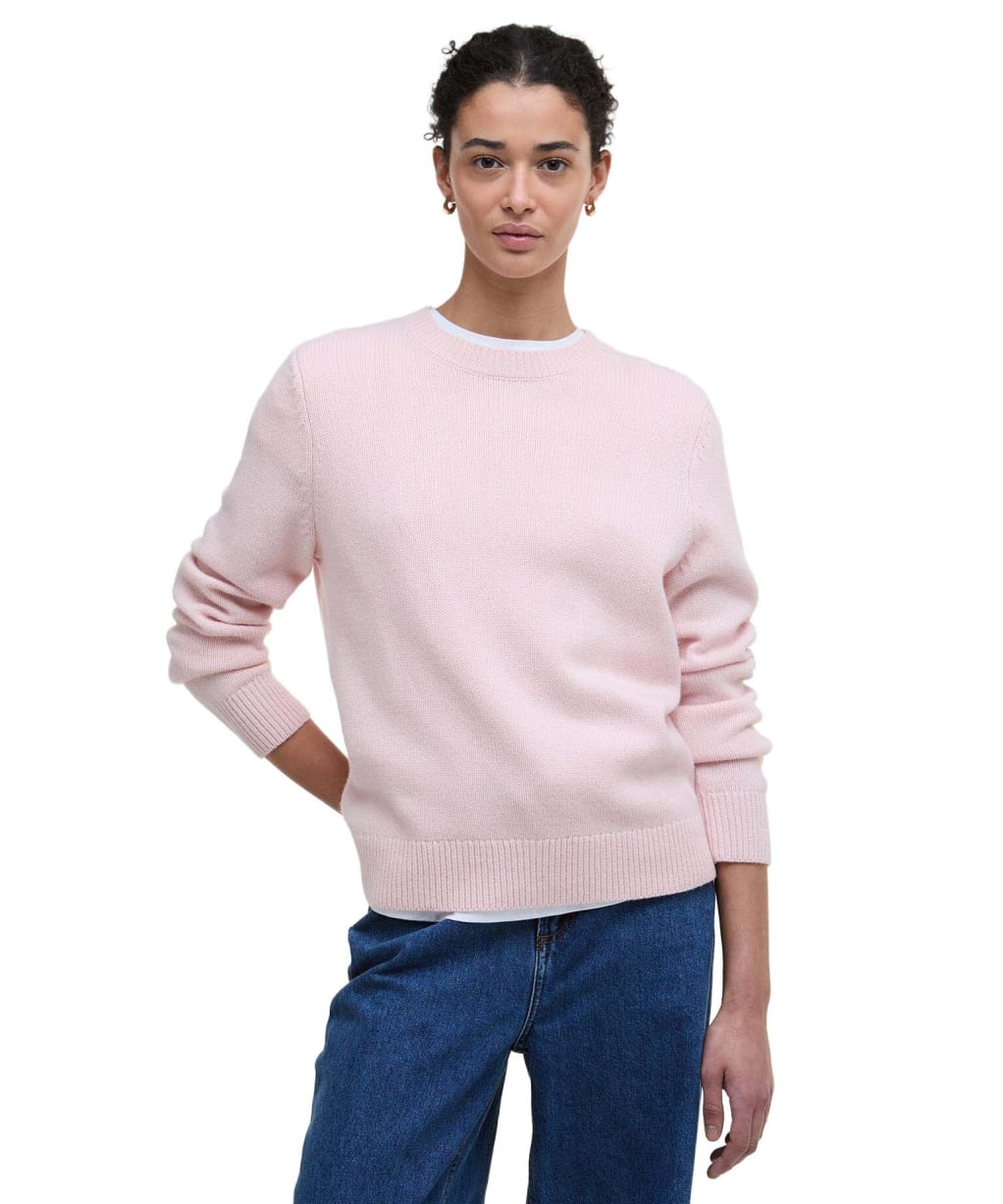 Women's Barbour Woodhouse Knitted Jumper - Pink Blush