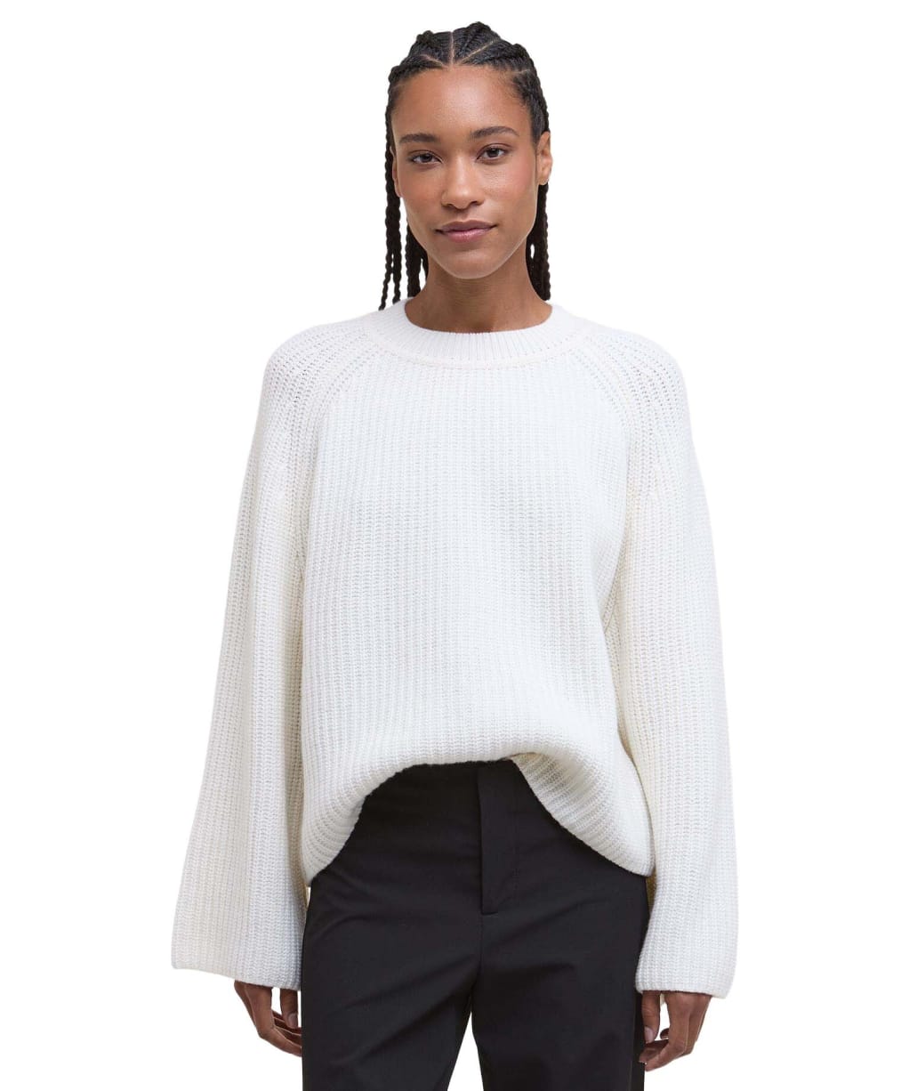 Women's Barbour Vera Knitted Jumper - Cloud