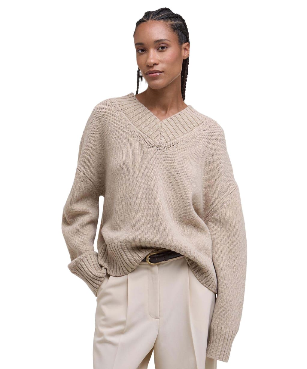 Women's Barbour Antonia Knitted Jumper - Oat