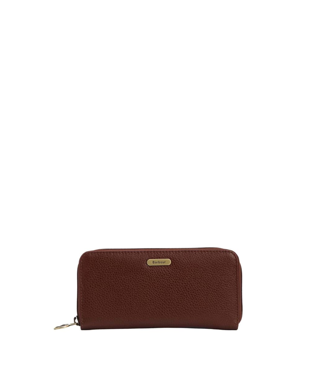 Women's Barbour Birch Leather Matinee Purse - Brown