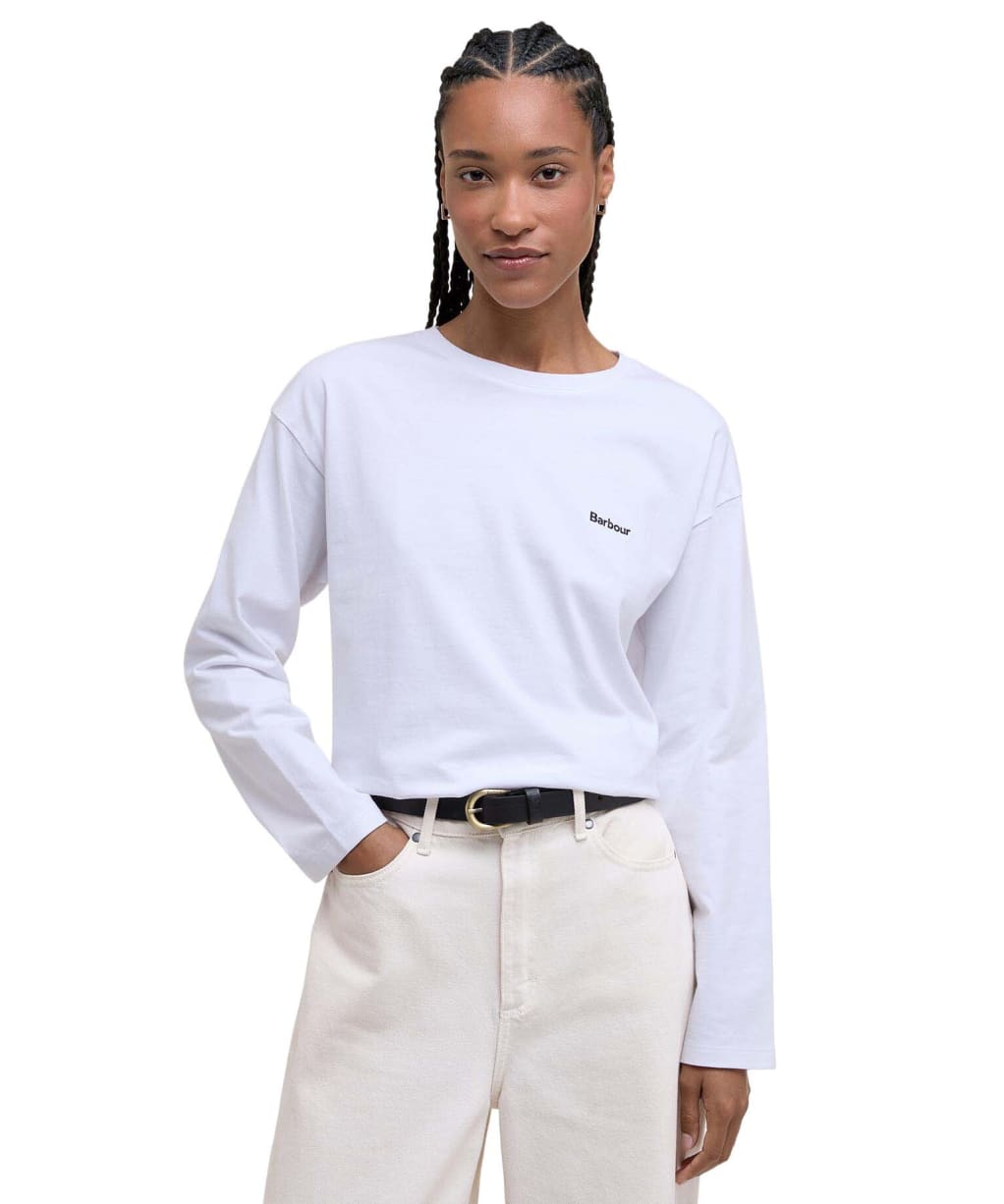 Women's Barbour Lavensdale Top - White