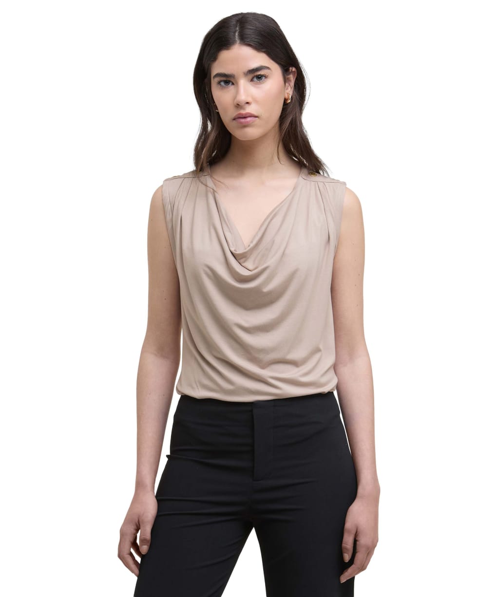Women's Barbour International Saskia Top - Oat