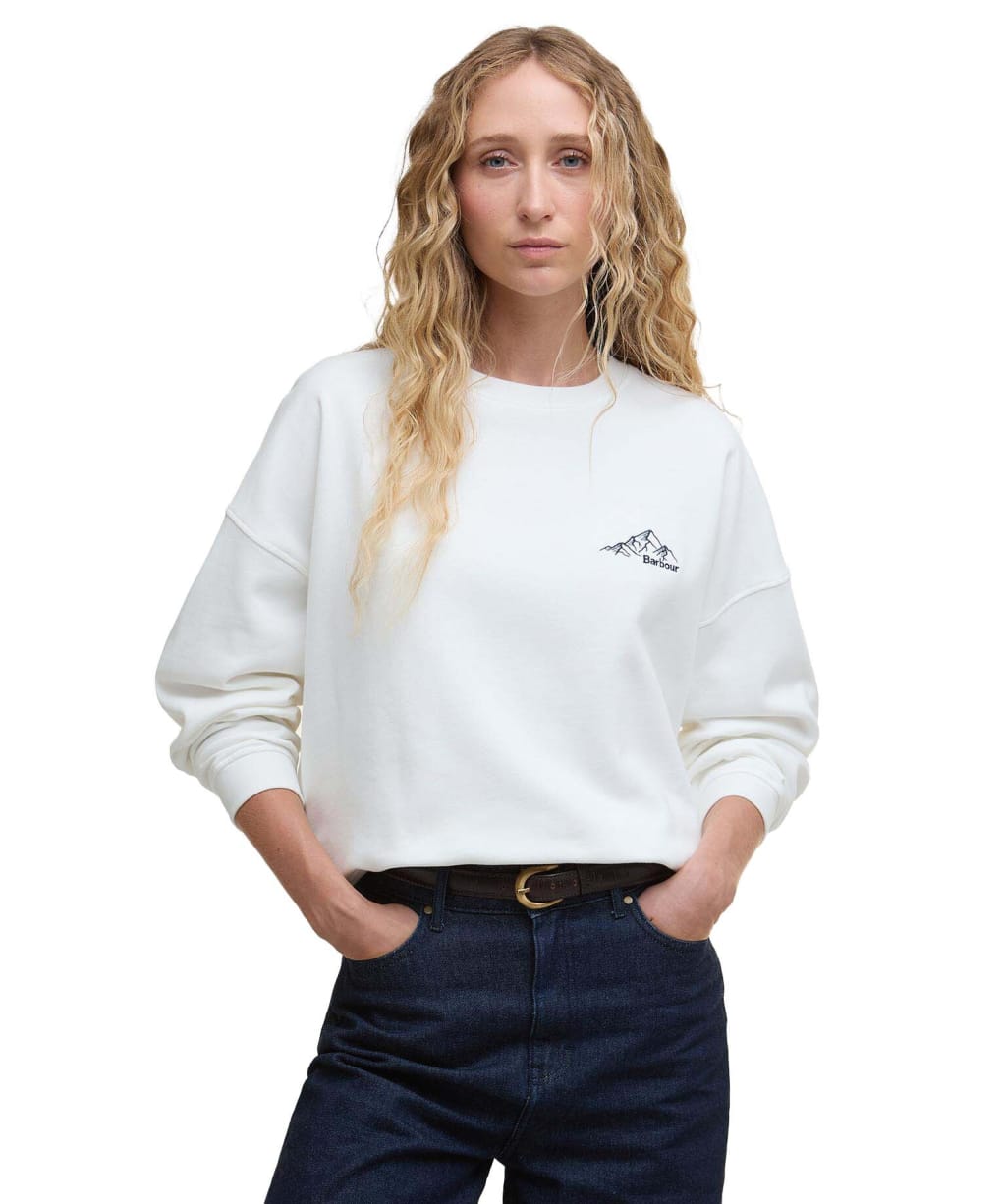 Women's Barbour Harper Sweatshirt - Cloud
