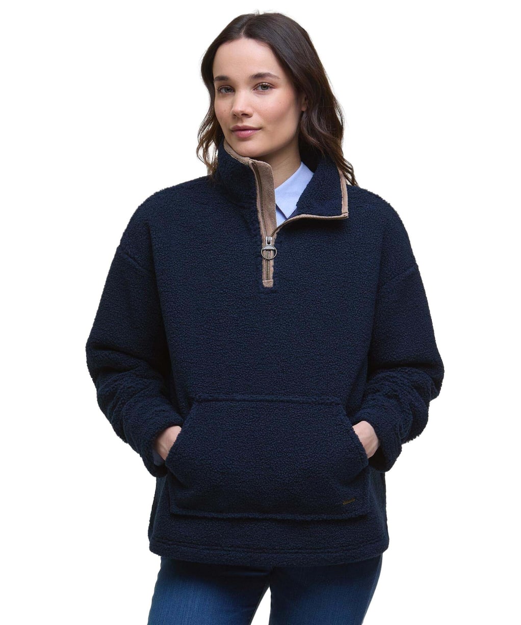 Women's Barbour Bamburgh Fleece - Navy