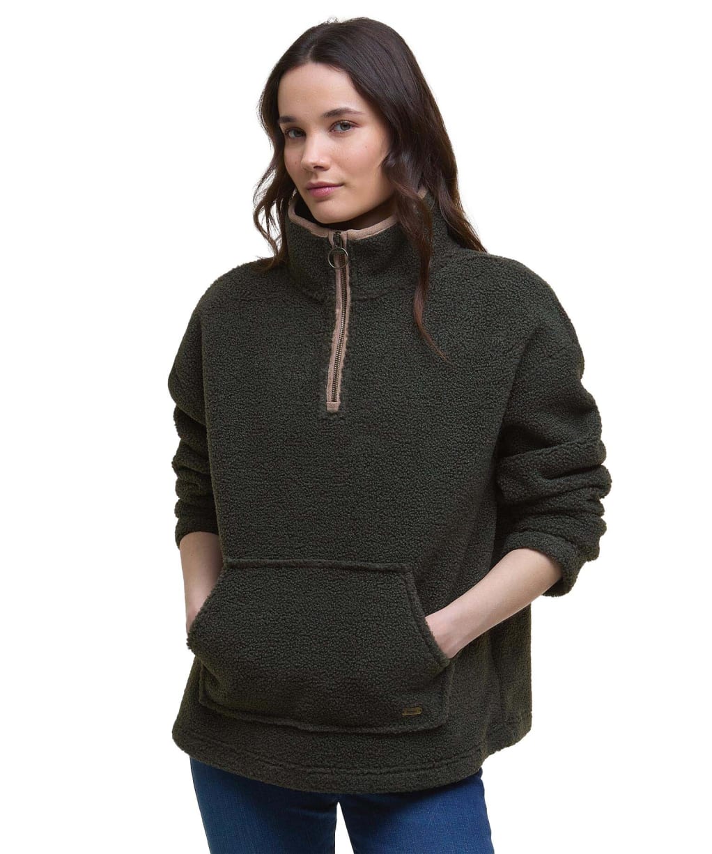 Women's Barbour Bamburgh Fleece - Olive