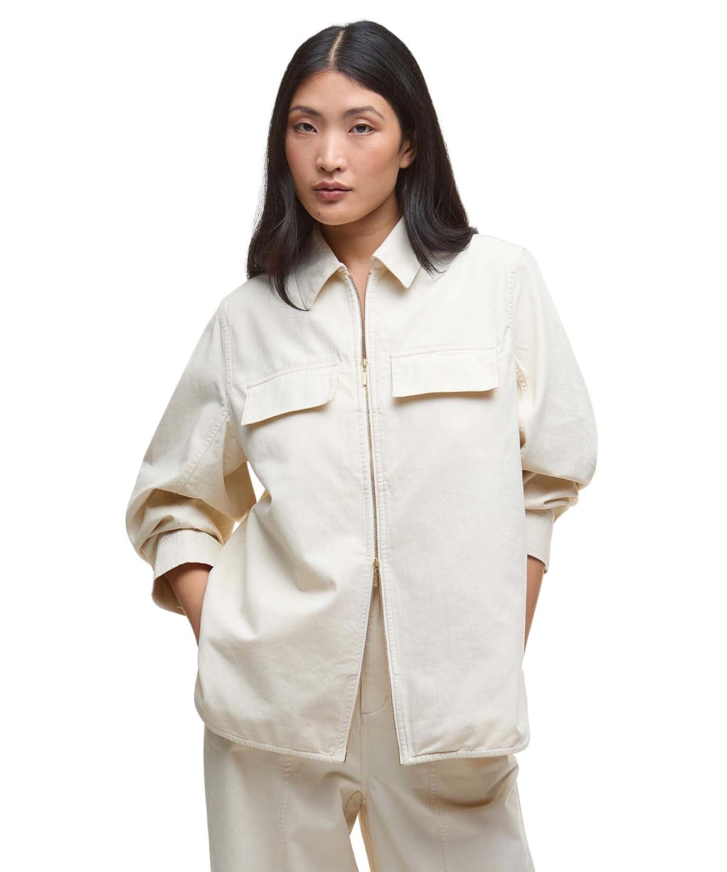 Women's Barbour Martha Overshirt - Birch