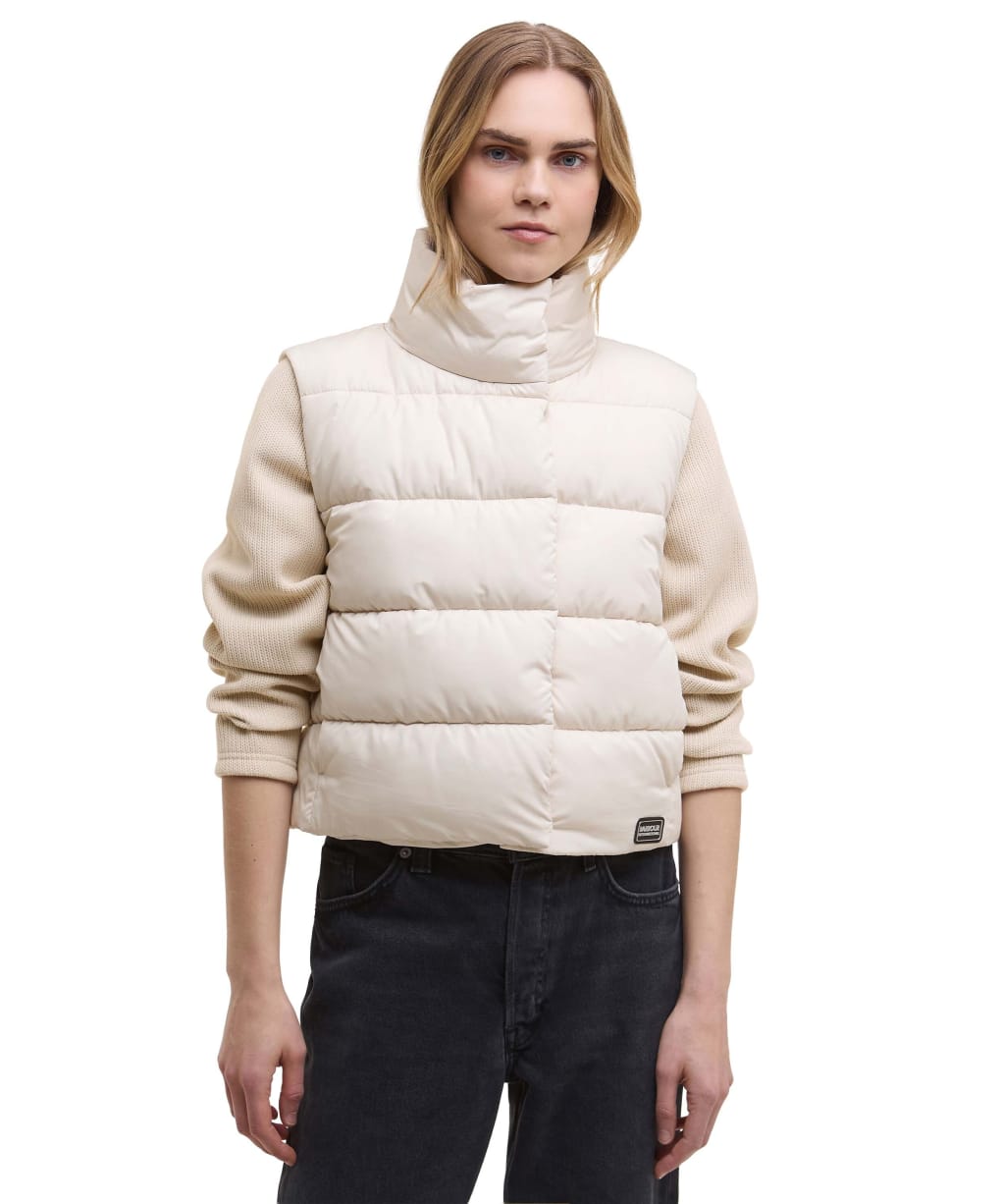 Women's Barbour International San Telmo Quilted Sweater Jacket - Jasmine