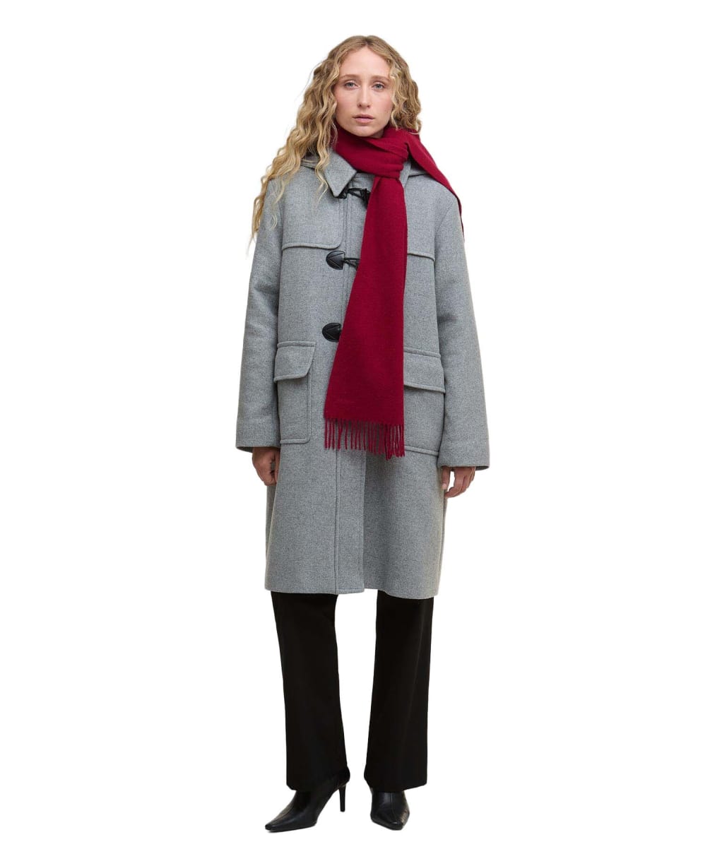 Women's Barbour Lambswool Woven Scarf - Wine