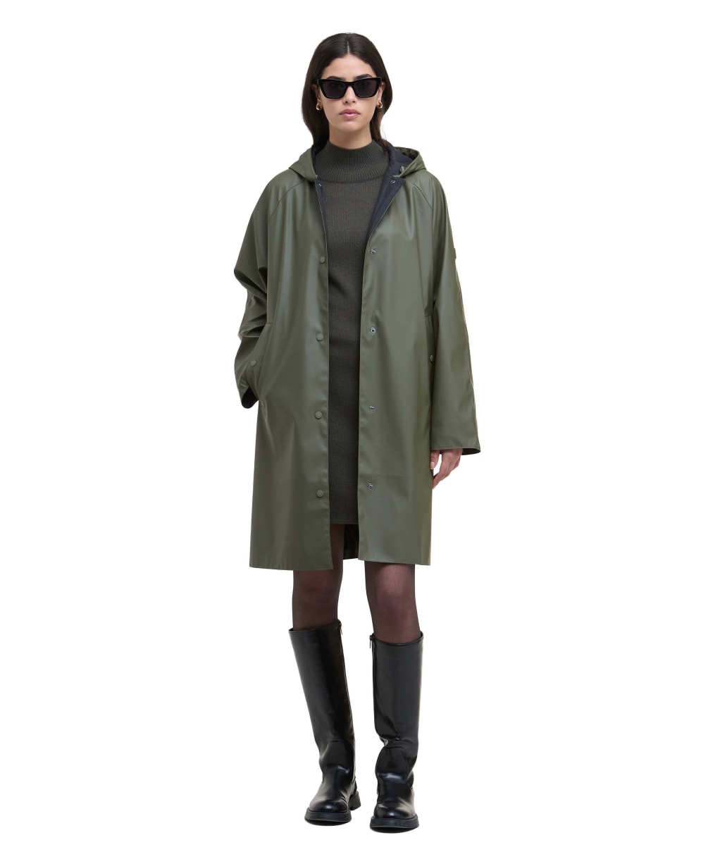 Women's Barbour International Recoleta Showerproof Jacket - Dusky Khaki