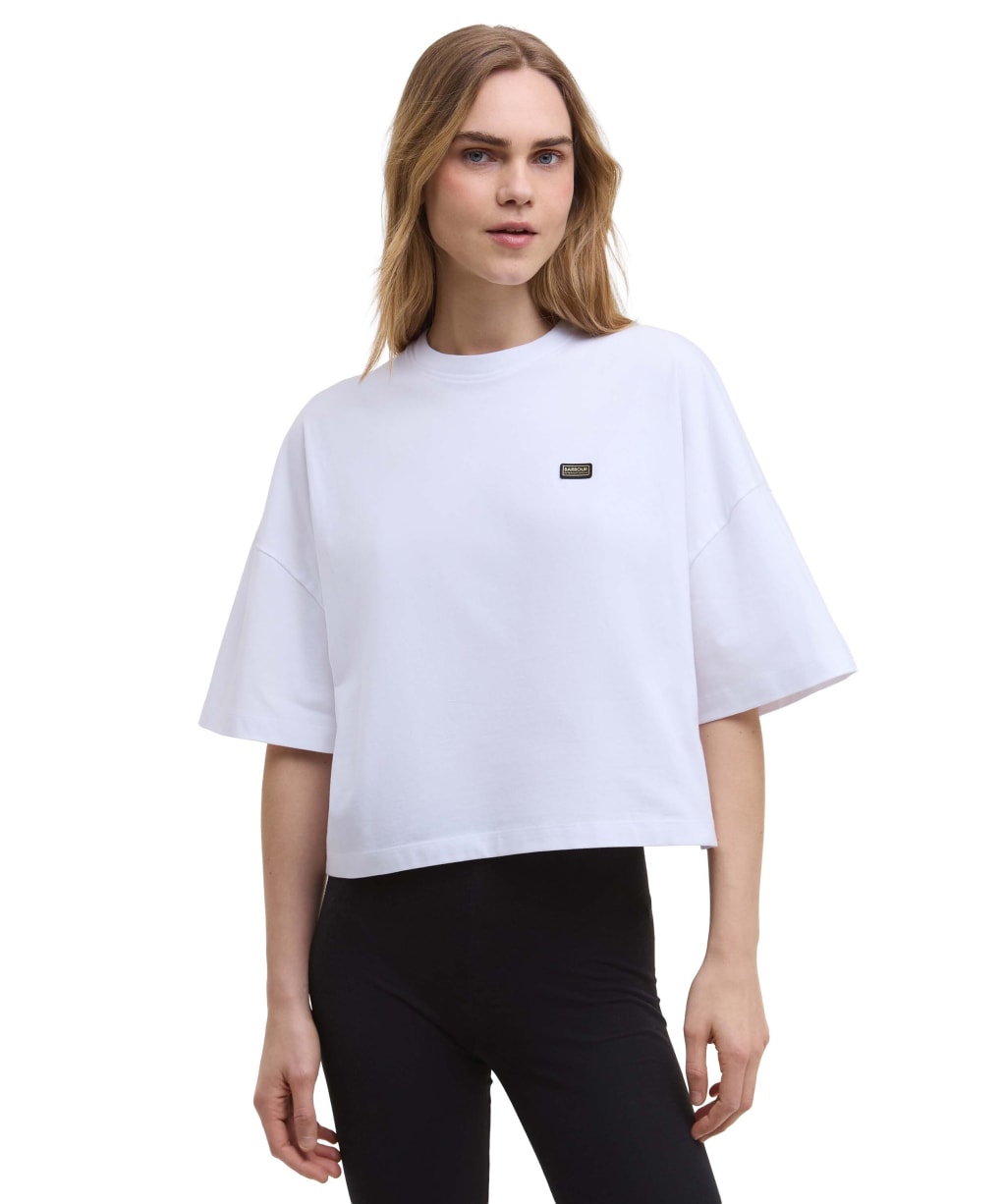 Women's Barbour International Elle T-Shirt - White