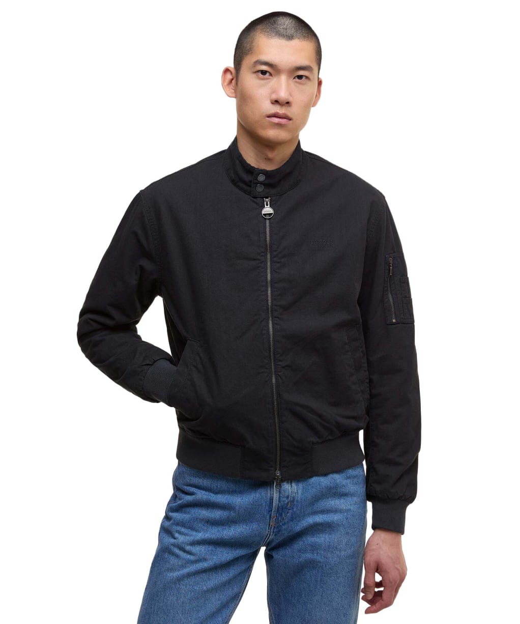 Men's Barbour International Denton Casual Jacket - Black