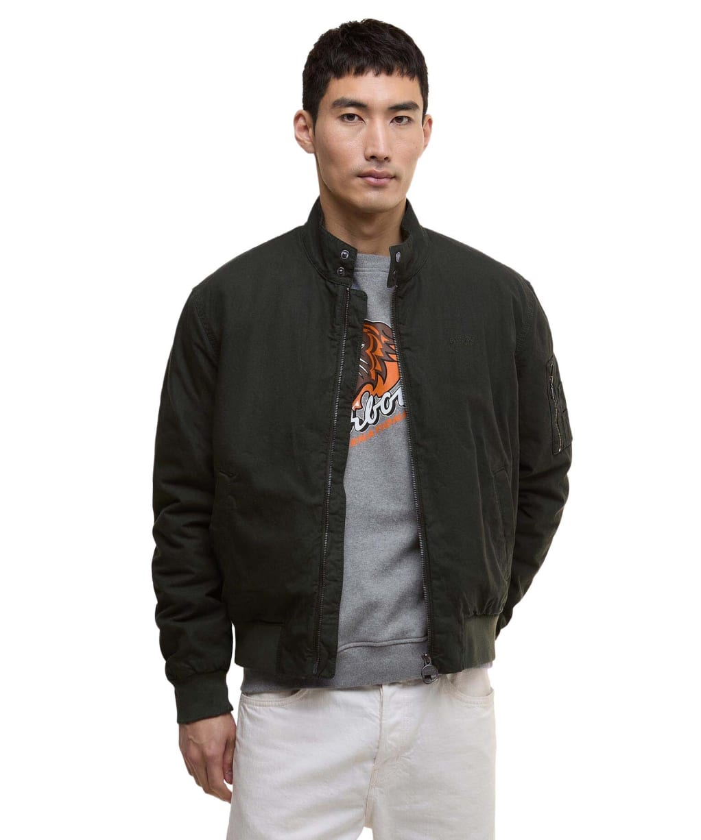 Men's Barbour International Denton Casual Jacket - Sage