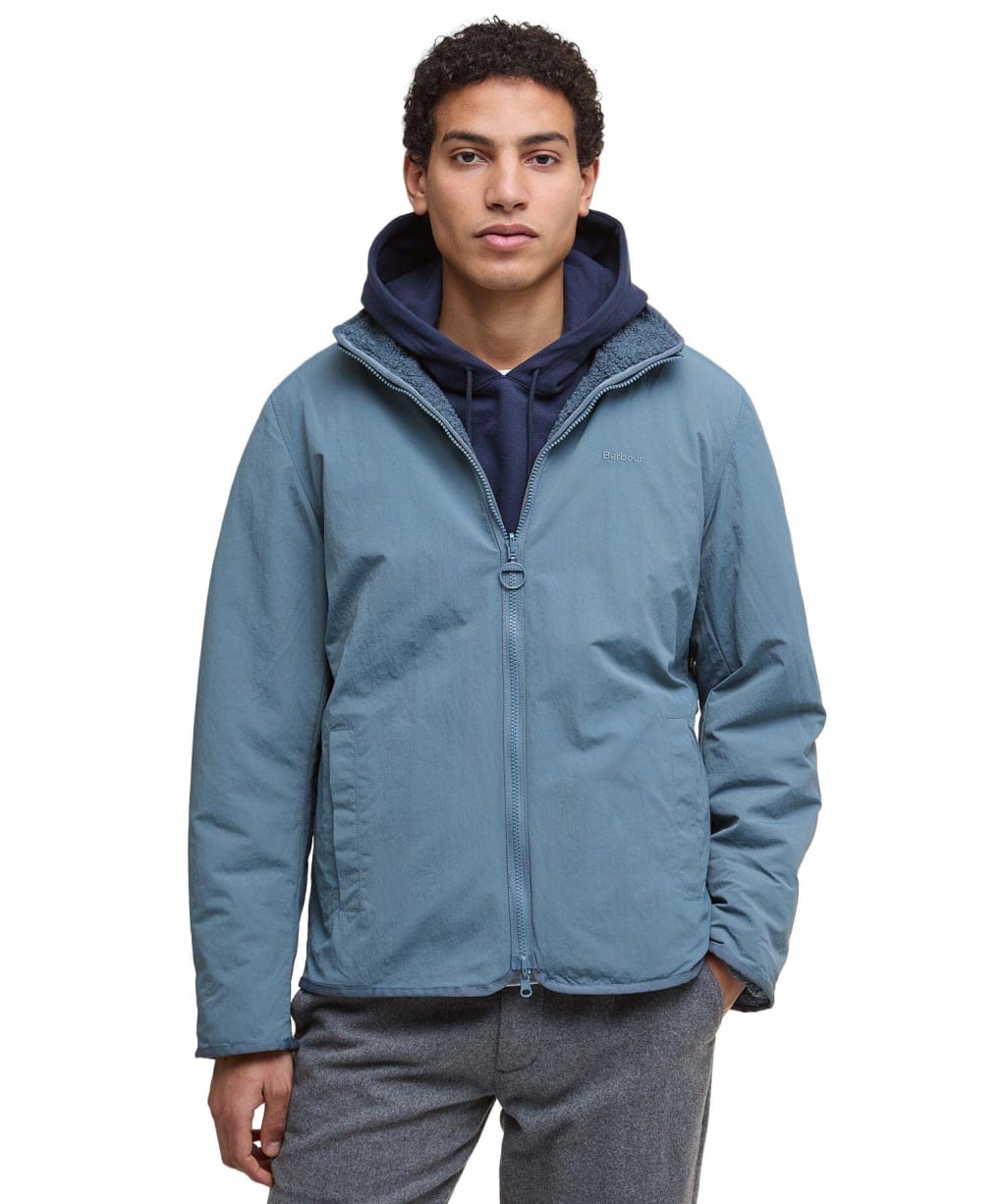 Men's Barbour Reversible Fleece Jacket - Bluestone