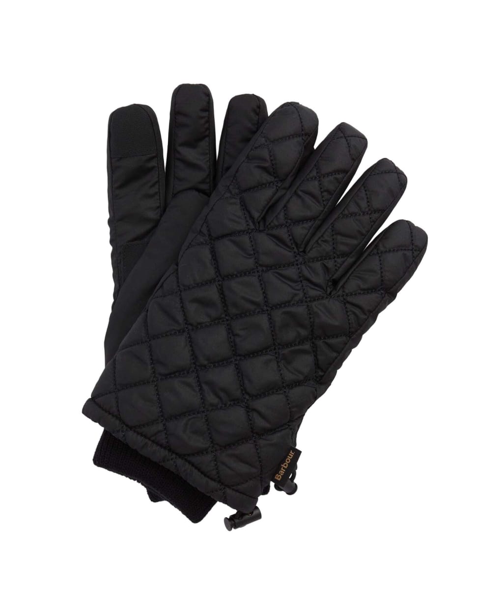 Men's Barbour Harker Waterproof Gloves - Black