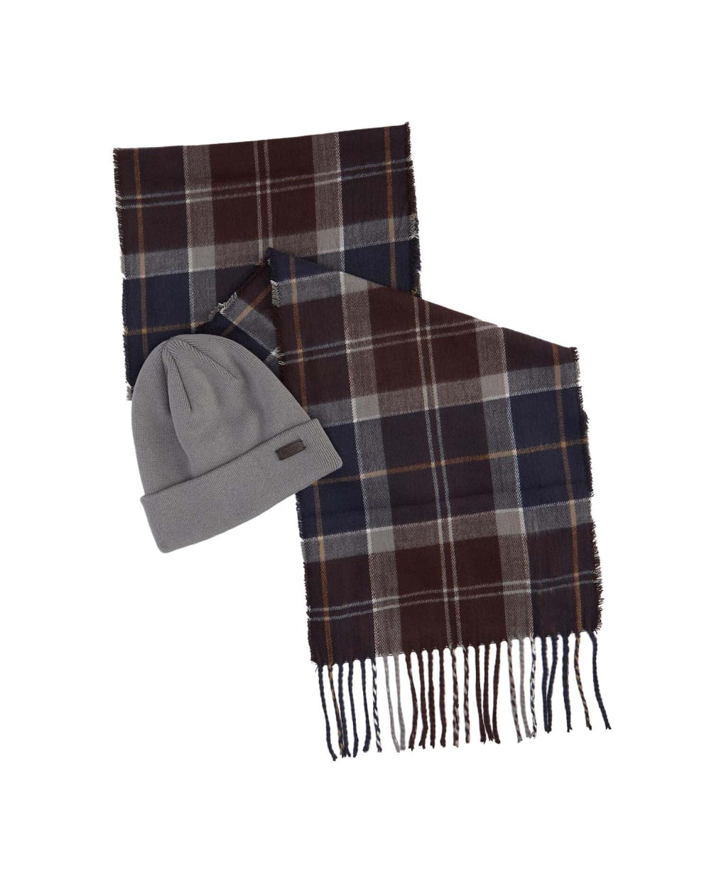 Men's Barbour Swinton & Galingale Gift Set - Midnight Oak