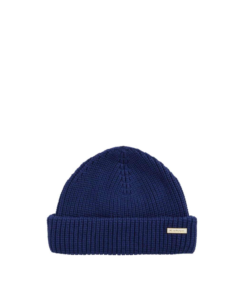 Men's Barbour Mosely Beanie Hat - Inky Blue