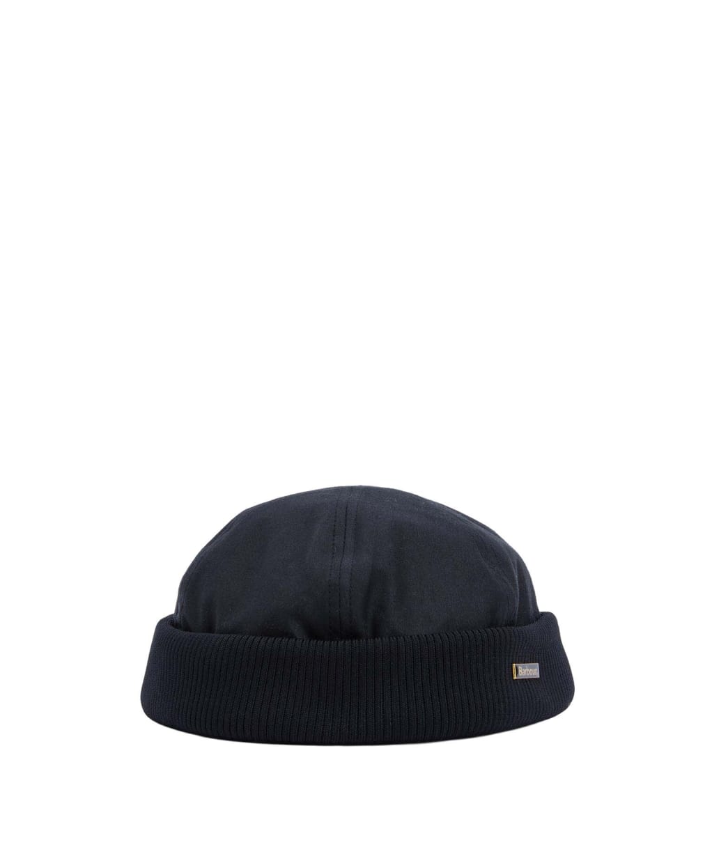 Men's Barbour Oakmoor Wax Docker Hat - Black