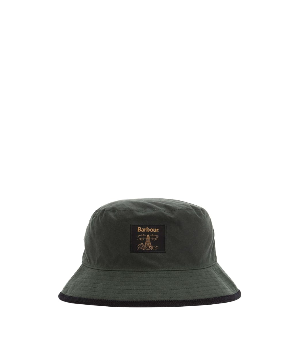 Men's Barbour Field Wax Bucket Hat - Sage
