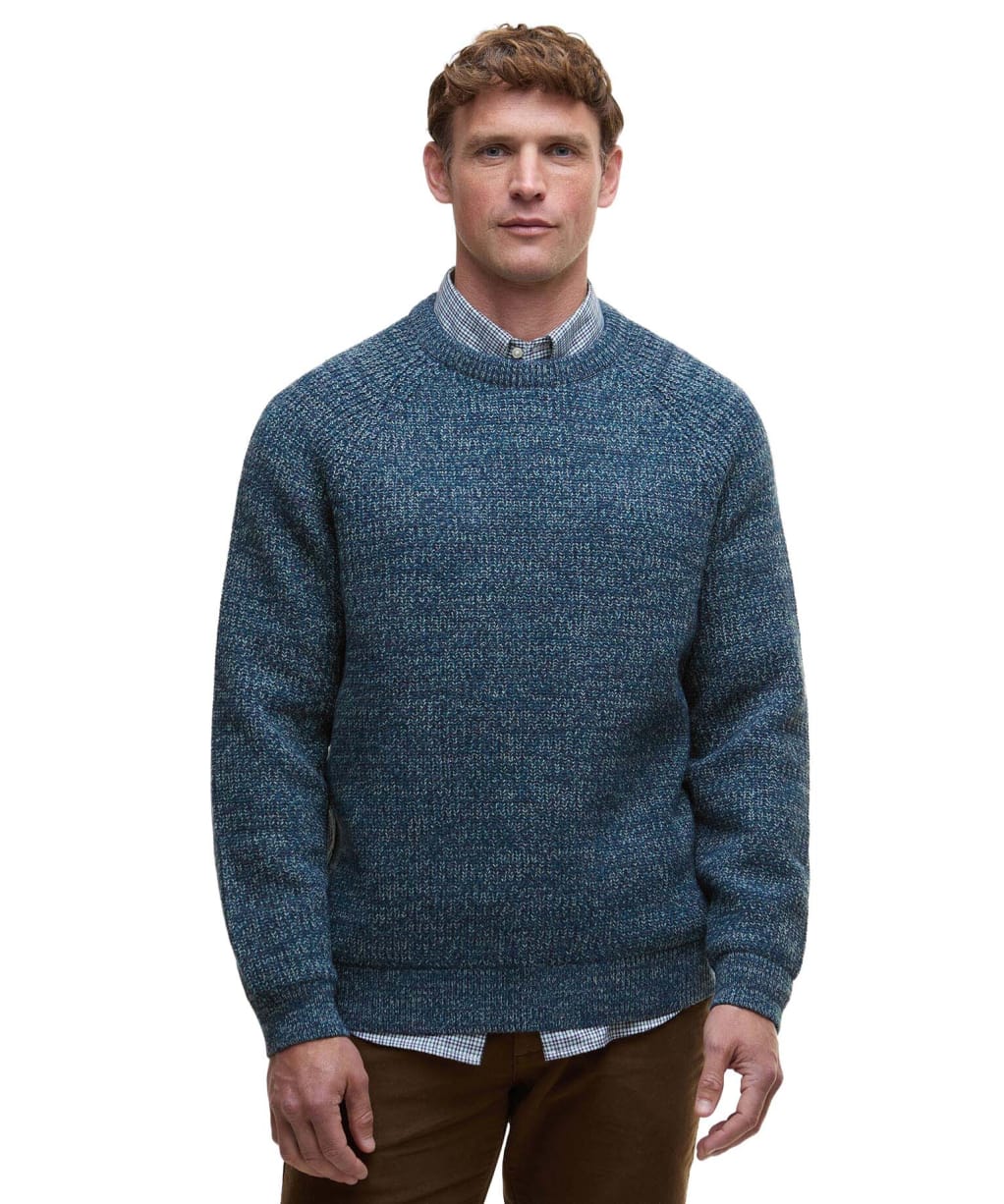 Men's Barbour Horseford Crew Neck Sweater - Mallard Green